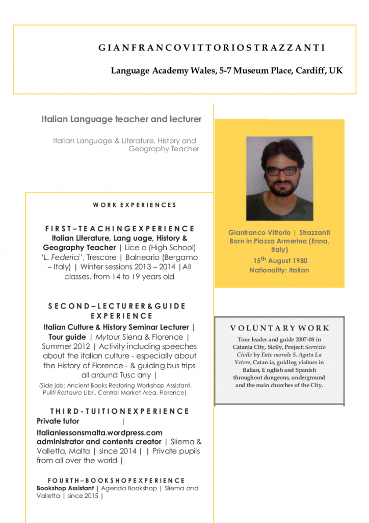 italian tutor cv 1 Language Academy - Italian Tutor Cv 1 724x1024 